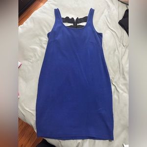 Navy mini dress